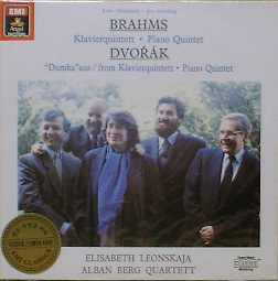 BRAHMS, DVORAK - Piano Quintet - Elisabeth Leonskaja, Alban Berg Quartett