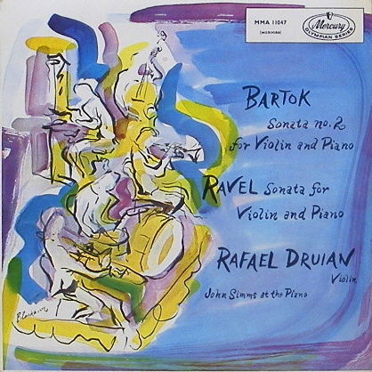 BARTOK, RAVEL - Violin Sonata - Rafael Druian, John Simms