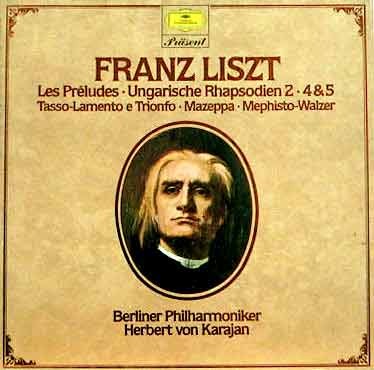 LISZT - Les Preludes, Hungarian Rhapsodies, Mazeppa - Berlin Philharmonic, Karajan