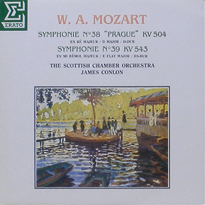 MOZART - Symphony No.38 &#039;Prague&#039;, No.39 - Scottish Chamber Orch / James Conlon