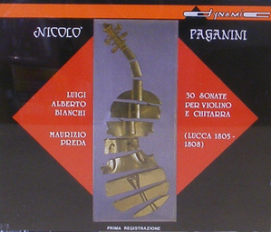 PAGANINI - 30 Sonatas for Violin and Guitar - Luigi Alberto Bianchi, Maurizio Preda