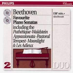 BEETHOVEN - Favourite Piano Sonatas - Alfred Brendel