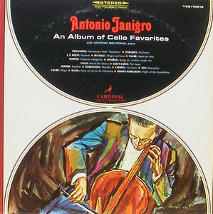 Antonio Janigro - An Album of Cello Favorites