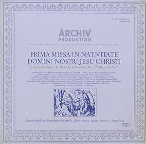 Prima Missa In Nativitate Domini Nostri Jesu Christi