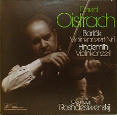 BARTOK, HINDEMITH - Violin Concerto - David Oistrach