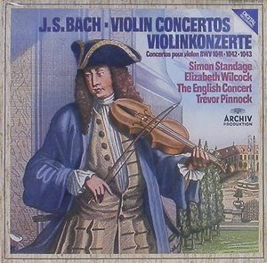BACH - Violin Concertos - Simon Standage, Elizabeth Wilcock, Trevor Pinnock