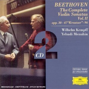 BEETHOVEN - Complete Violin Sonatas Vol.II - Yehudi Menuhin, Wilhelm Kempff