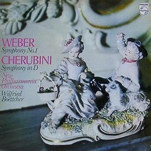 WEBER - Symphony No.1 / CHERUBINI - Symphony / New Philharmonia, Wilfried Boettcher
