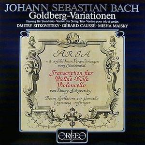 BACH - Goldberg Variations - Dmitry Sitkovetsy, Gerard Causse, Misha Maisky
