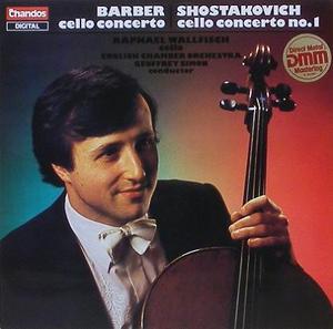 BARBER, SHOSTAKOVICH - Cello Concerto - Raphael Wallfisch