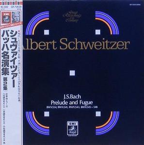 BACH - Prelude and Fugue - Albert Schweitzer