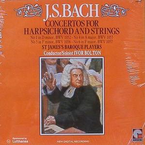 BACH - Concertos for Harpsichord and Strings - Ivor Bolton