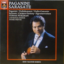 PAGANINI - Violin Concerto No.1 / SARASATE - Carmen Fantasy / Itzhak Perlman