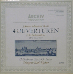 BACH - Orchestersuiten BWV 1066~1069 - Karl Richter [미개봉]