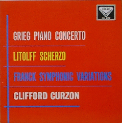 GRIEG - Piano Concerto / FRANCK - Variations Symphoniques / Clifford Curzon
