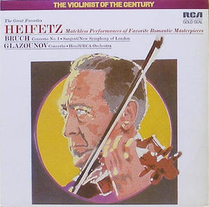 BRUCH, GLAZOUNOV - Violin Concerto - Jascha Heifetz