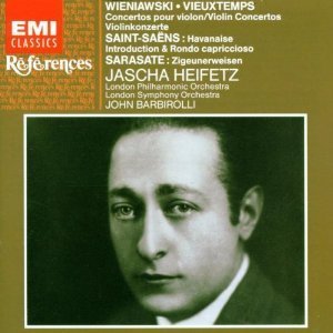 WIENIAWSKI, VIEUXTEMPS - Violin Concertos / SAINT-SAENS - Havanaise / SARASATE - Zigeunerweisen / Jascha Heifetz