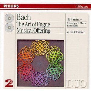 BACH - The Art of Fugue, Musical Offering - Neville Marriner