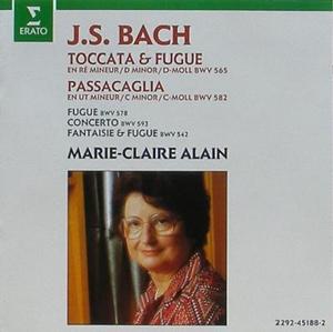 BACH - Toccata &amp; Fugue, Passacaglia - Marie-Claire Alain