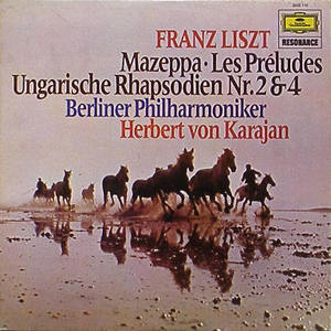 LISZT - Mazeppa, Les Preludes, Ungarische Rhapsodien - Berlin Philharmonic, Karajan