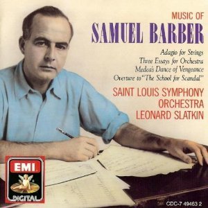 BARBER - Adagio for Strings, Three Essays - Saint Louis Symphony, Leonard Slatkin