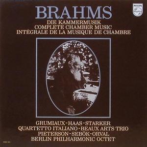 BRAHMS - Complete Chamber Music - Grumiaux, Starker, Beaux Arts Trio...