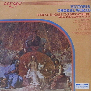 Victoria Choral Works - Choir of St.John&#039;s Colldge Cambridge [미개봉]