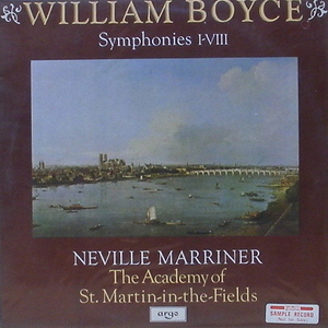 WILLIAM BOYCE - Symphonies No.1~No.8 - Neville Marriner [미개봉]