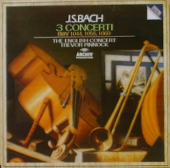 BACH - 3 Concerti BWV 1044, 1055, 1060 - English Concert, Trevor Pinnock