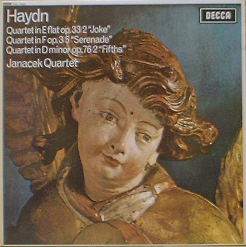 HAYDN - String Quartet Joke, Serenade, Fifth - Janacek Quartet
