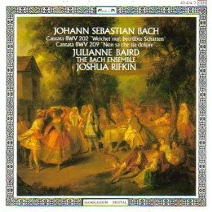 BACH - Canatas BWV 202, BWV 209 - Bach Ensemble, Joshua Rifkin