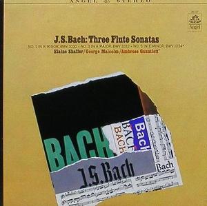 BACH - Flute Sonata No.1,3,5 - Elaine Shaffer, George Malcolm, Ambrose Gauntlett