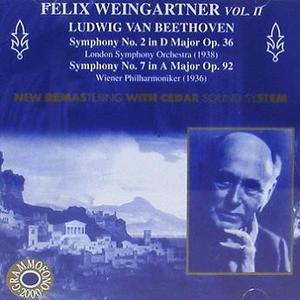 BEETHOVEN - Symphony No.2, No.7 - Felix Weingartner