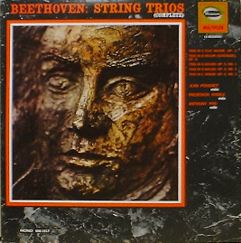 BEETHOVEN - String Trios - Jean Pougnet, Frederick Riddle, Anthony Pini / 베토벤 현악삼중주 전곡