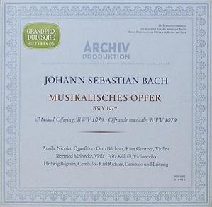 BACH - Musical Offering - Karl Richter