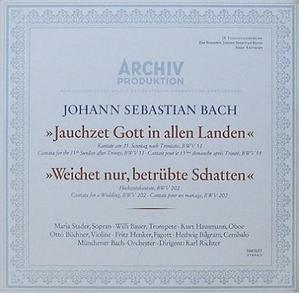 BACH - Cantata BWV 51 &amp; 202 - Maria Stader, Karl Richter