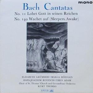 BACH - Cantata No.11, No.140 - Leipzig Gewandhaus, Kurt Thomas