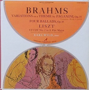 BRAHMS - Variations on a Theme by Paganini / LISZT - Study No.2 / Earl Wild