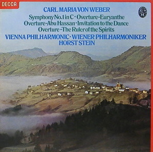 WEBER - Symphony No.1, Overtures - Vienna Philharmonic, Horst Stein