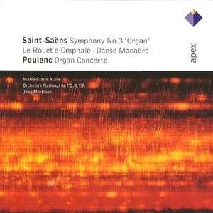SAINT-SAENS - Symphony No.3 &#039;Organ&#039; / POULENC - Organ Concerto / Marie-Claire Alain, Jean Martinon