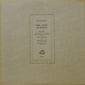 MOZART - Piano Quartet, String Quintet - Pro Arte Quartet / 모짜르트 피아노사중주 현악오중주