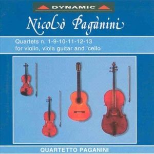 PAGANINI - Guitar Quartets No.1,9,10,11,12,13 - Quartetto Paganini [미개봉]