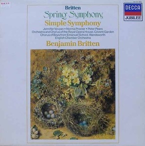 BRITTEN - Spring Symphony, Simple Symphony - English Chamber, Benjamin Britten