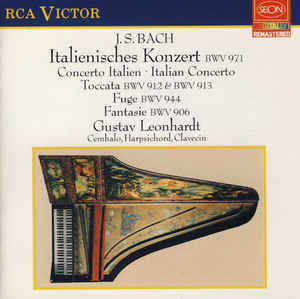 BACH - Italian Concerto, Toccata, Fuge, Fantasie - Gustav Leonhardt