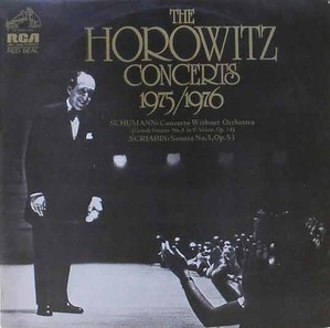 Horowitz Concerts 1975/1976 - Schumann, Scriabin [미개봉]