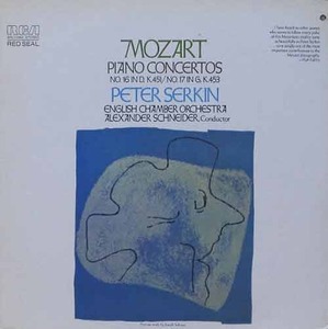 MOZART - Piano Concerto No.16, No.17 - Peter Serkin, Alexander Schneider
