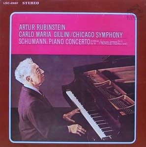 SCHUMANN - Piano Concerto, Novelettes - Artur Rubinstein, Carlo Maria Giulini