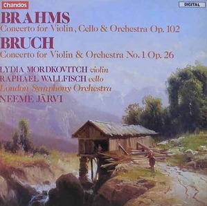 BRAHMS - Double Concerto / BRUCH - Violin Concerto No.1 / Lydia Mordkovitch, Raphael Wallfisch