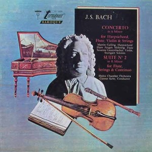 BACH - Triple Concerto, Suite No.2 - Stuttgart Soloists, Mainz Chamber Orch, Gunter Kehr