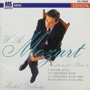 MOZART - Variations for Piano Vol.2 - Michel Dalberto